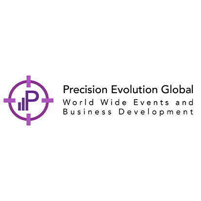 Precision evolution global event logo